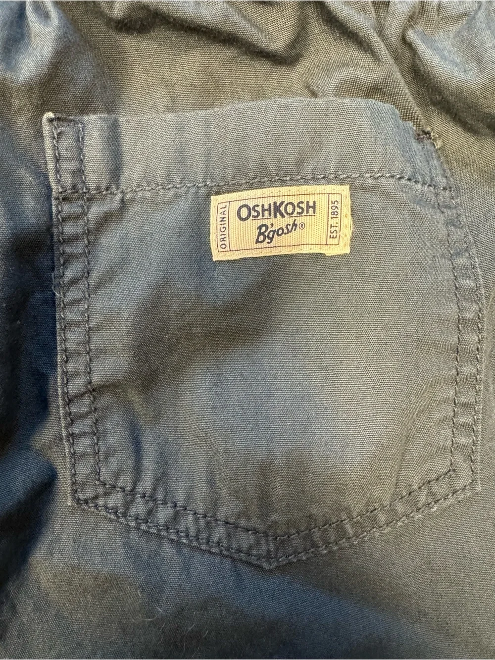 OshKosh B’gosh Boys Shorts 14 NWT Gray Pull‑On Casual Summer